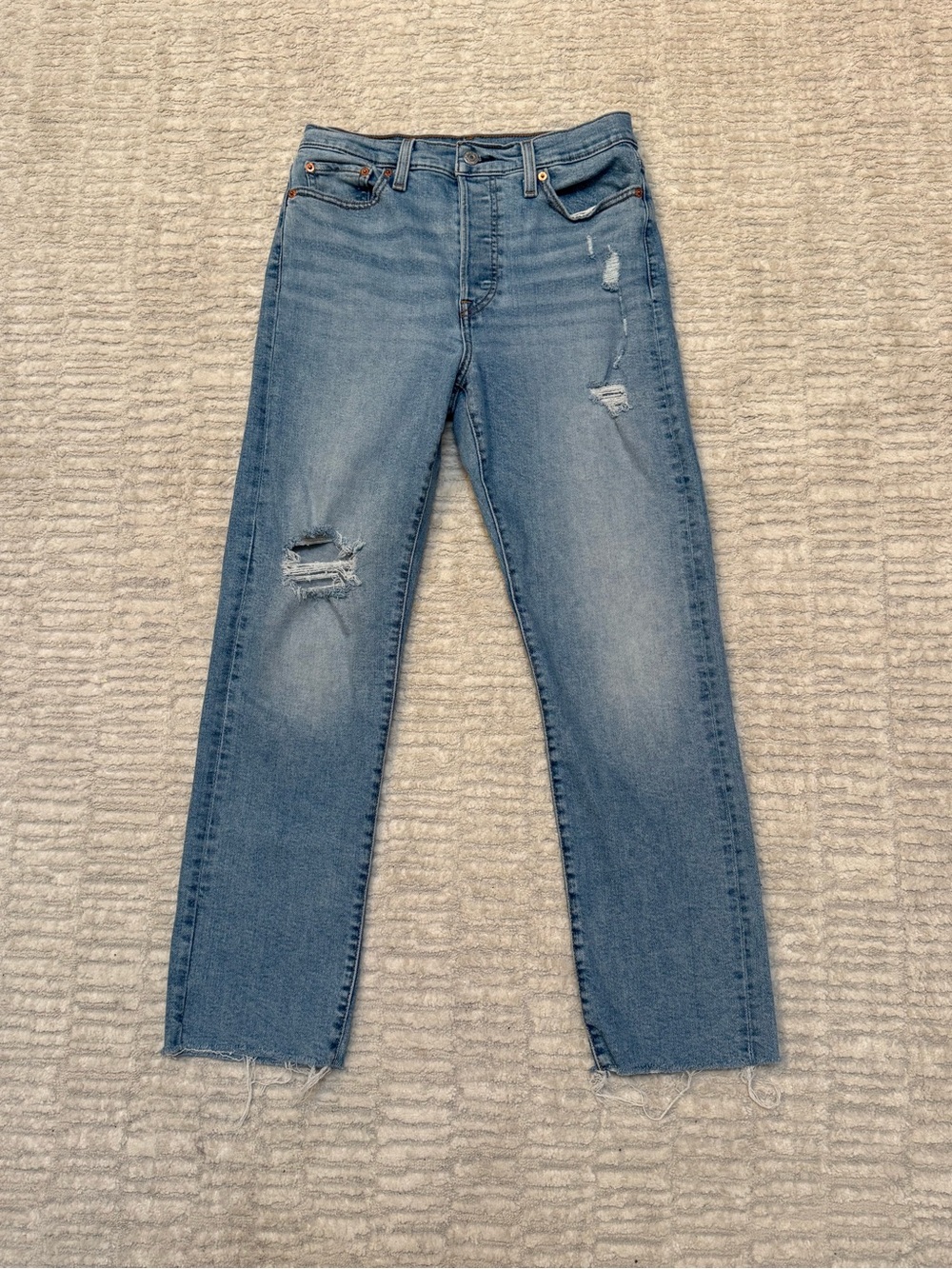 Levi's Light Blue Straight Leg Jeans